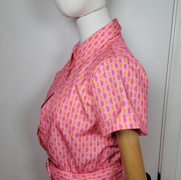 Hello Molly Sunny Babe Pink Retro Beach Romper Size 2 - Picture 8 of 13